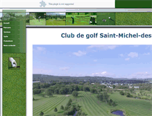 Tablet Screenshot of golfstmichel.qc.ca